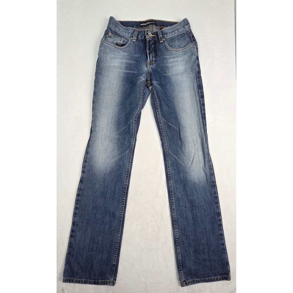 Jeans Express Women 1/2L Blue Low Rise Bootcut Denim 2239-18